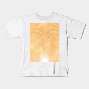 Abstract sun, orange sky Kids T-Shirt